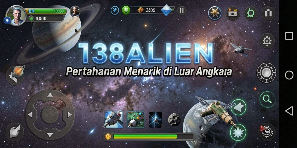 Gameplay menegangkan dalam Tower Defense dengan musuh alien.