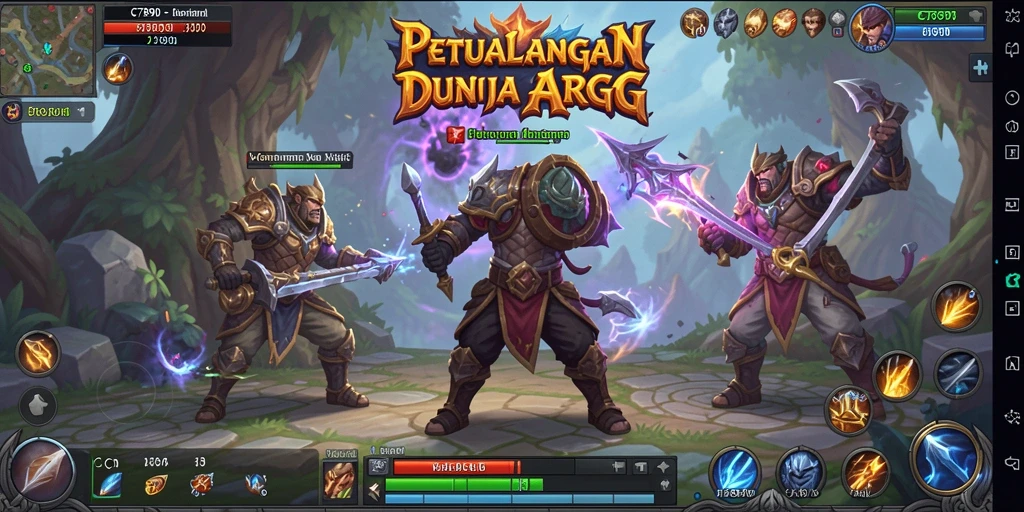 Gameplay menarik dalam C7890 menampilkan aksi pertempuran ARPG