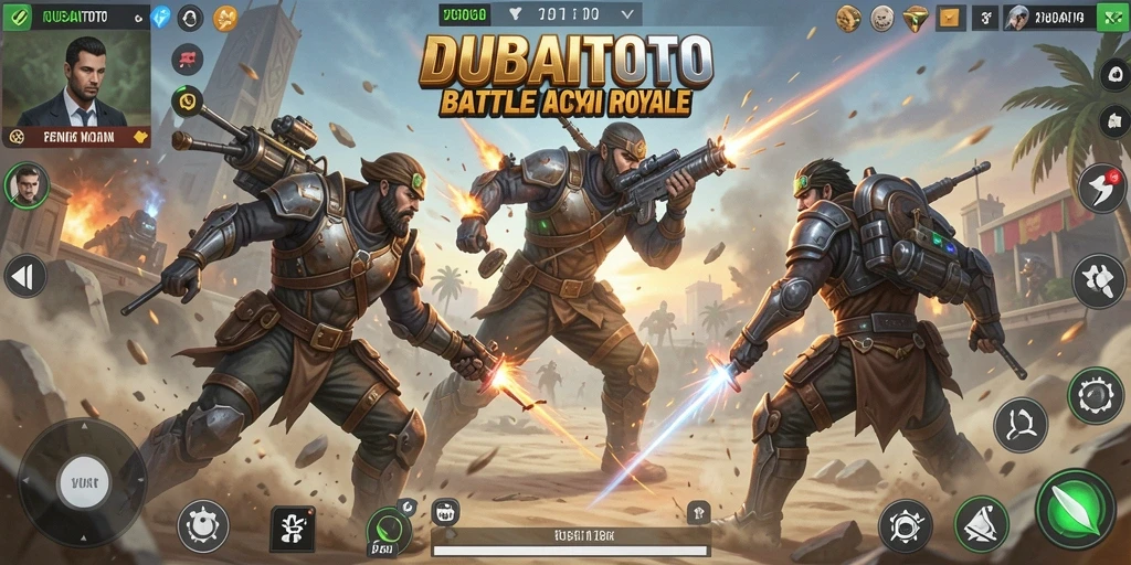 Tampilan gameplay seru dan strategis dalam DUBAITOTO.