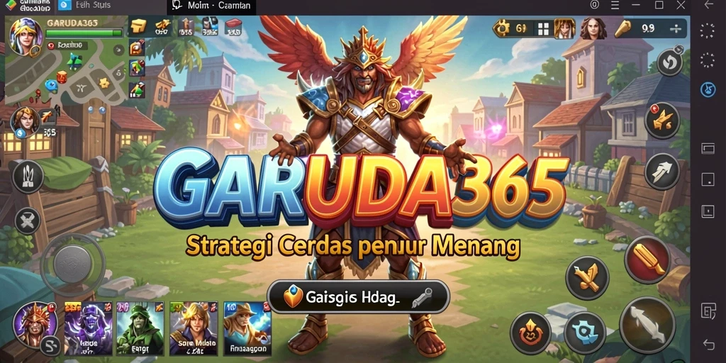 Tampilan gameplay strategis GARUDA365 yang menarik dan intens.