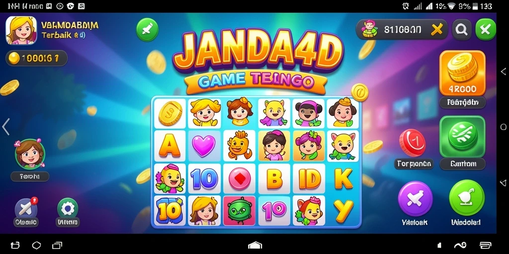 Gameplay seru dalam permainan Bingo JANDA4D yang menantang.