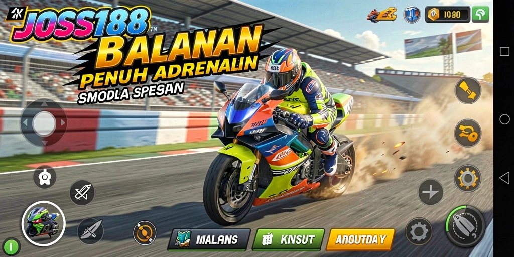 Tampilan gameplay seru dalam JOSS188 yang memukau.