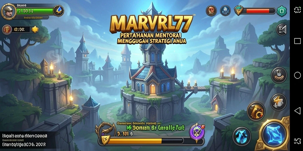 Tampilkan aksi mendebarkan dalam gameplay Tower Defense MARVRL77.