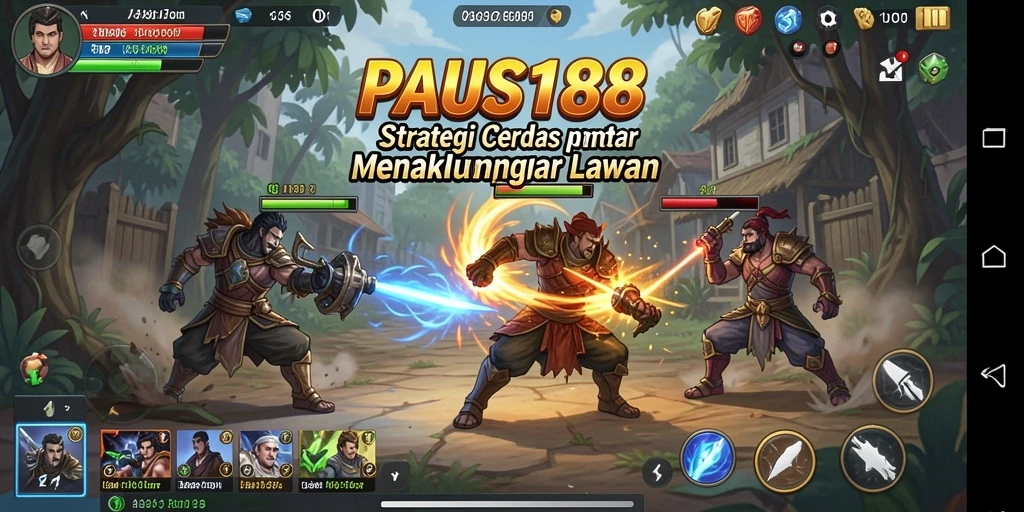 Tampilan menarik dari pertempuran strategi PAUS188.