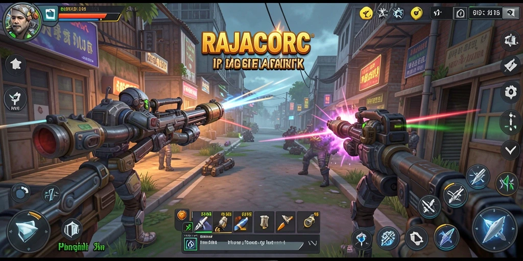 Screenshot gameplay RAJACORC yang menampilkan strategi mendalam dan taktik cerdas.