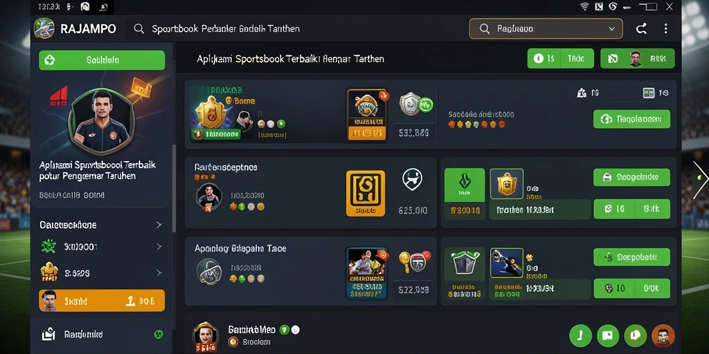 Tampilan gameplay RAJAMPO yang menarik dan interaktif.