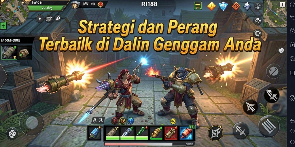 Tampilan menarik dan gameplay menegangkan di RI188.