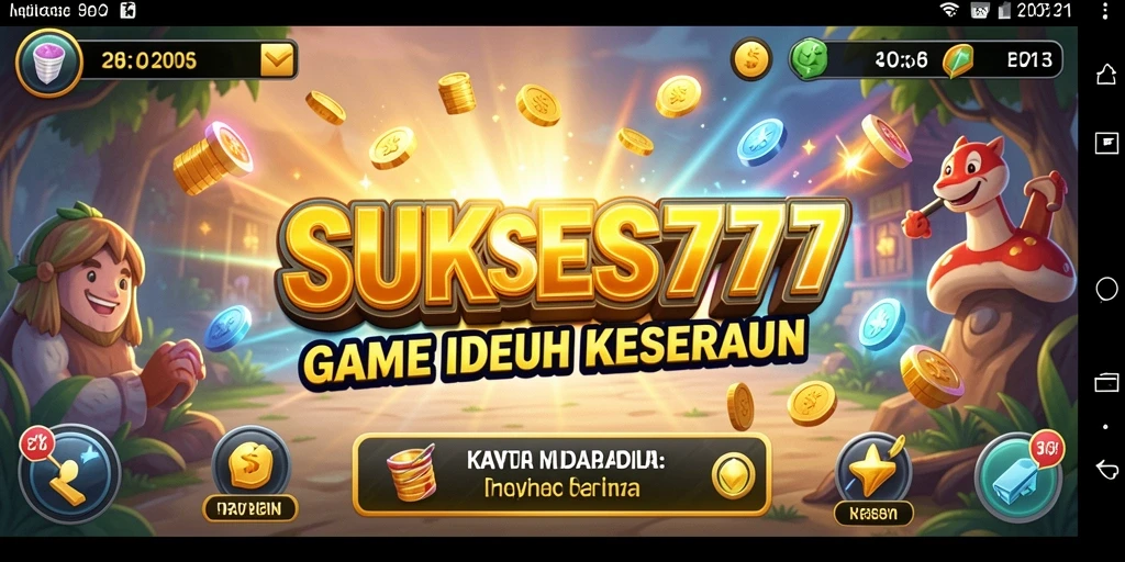 Tampilan menarik dari gameplay SUKSES777 yang seru dan mengasyikkan.