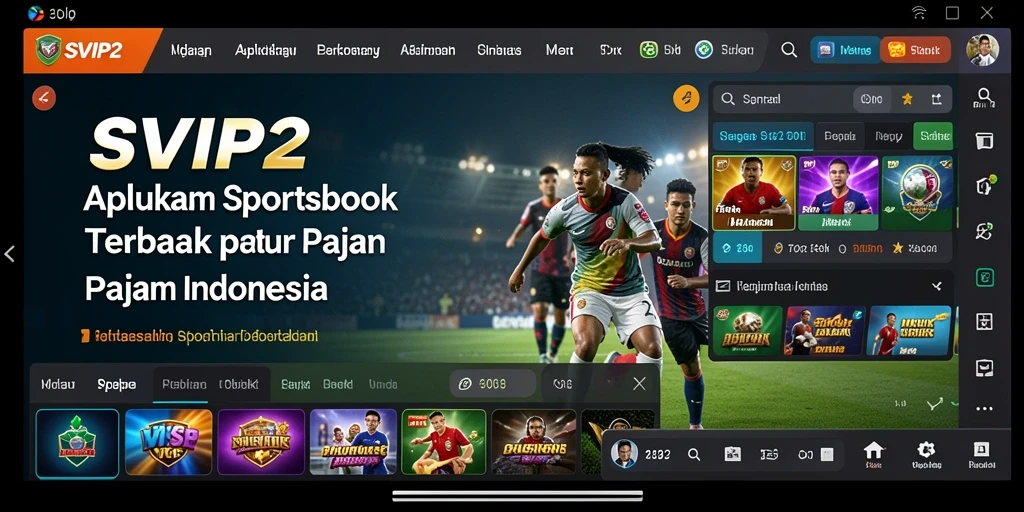 Tampilan menarik dari gameplay Sportsbook SVIP2 dengan berbagai pilihan taruhan.