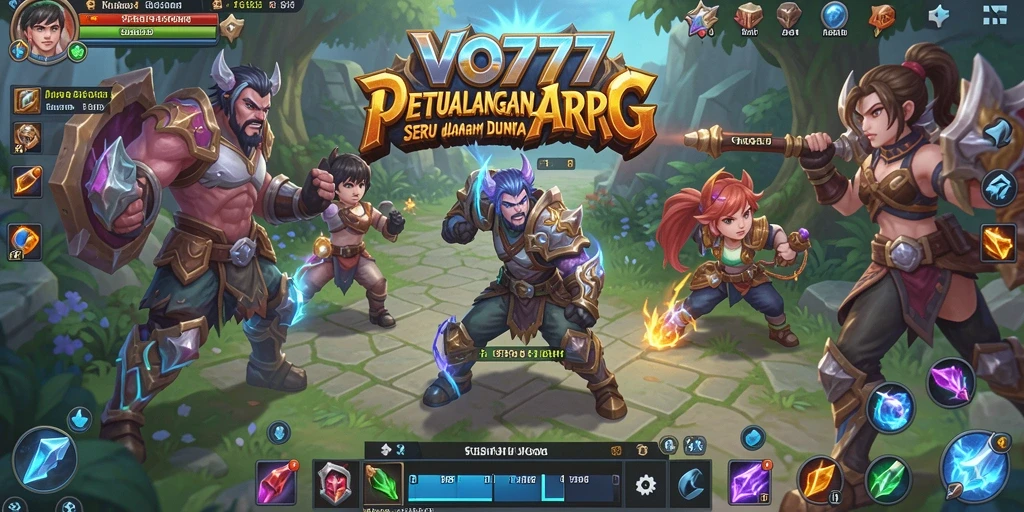 Screenshot VO777 menunjukkan intensitas pertarungan ARPG yang mendebarkan.