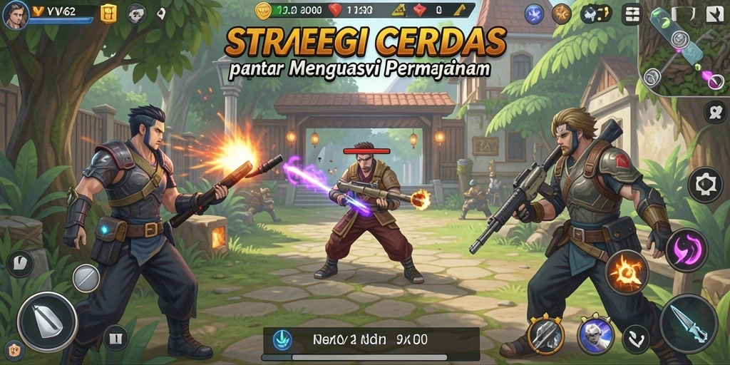 Tampilan gameplay seru dan menantang di VV62.